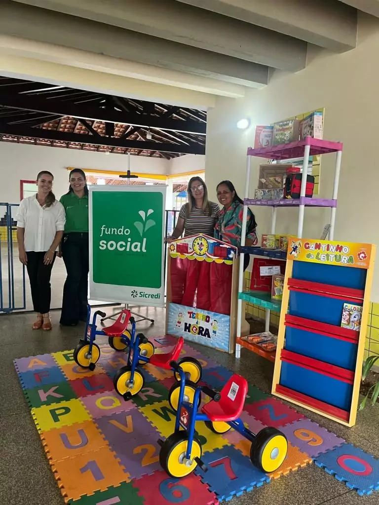 Centro de Educação Infantil Hermito Benigno de Souza recebe recursos do Fundo Social do Sicredi Centro de Educação Infantil Hermito Benigno de Souza recebe recursos do Fundo Social do Sicredi
