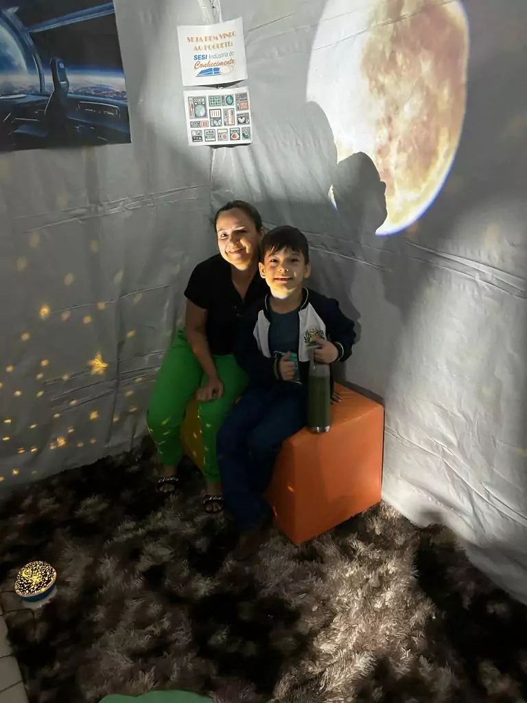 Projeto Planetário SESI encanta estudantes e comunidade em Caracol Projeto Planetário SESI encanta estudantes e comunidade em Caracol