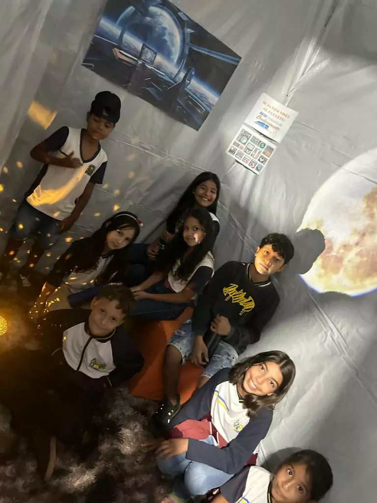 Projeto Planetário SESI encanta estudantes e comunidade em Caracol Projeto Planetário SESI encanta estudantes e comunidade em Caracol