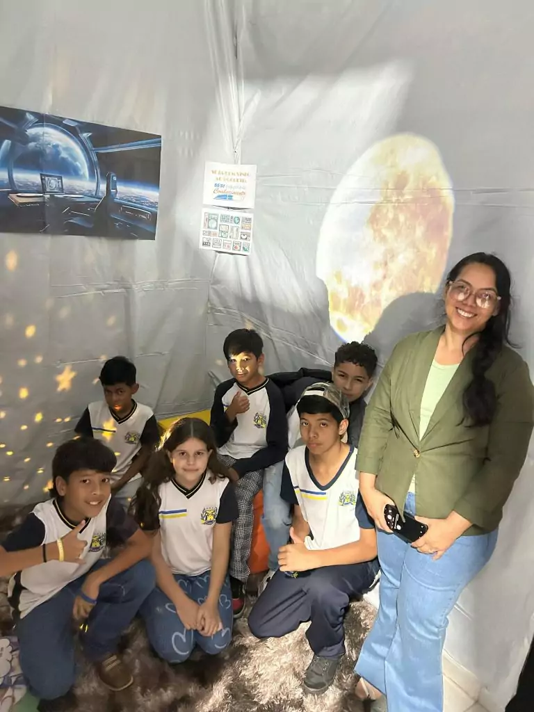 Projeto Planetário SESI encanta estudantes e comunidade em Caracol Projeto Planetário SESI encanta estudantes e comunidade em Caracol